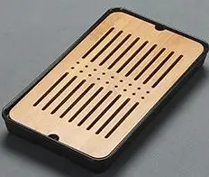 Bamboo Tea Tray Drainage Water Storage