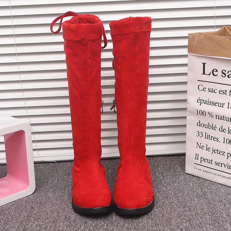 Alta com as Meninas de Pele Sapatas dos Miúdos Botas para Meninas Outono Inverno Meninas Botas Crianças Bota Princesa Over-the-knee Vestido Moda 24 Com As Meninas De Pele Princesa Over-the-knee