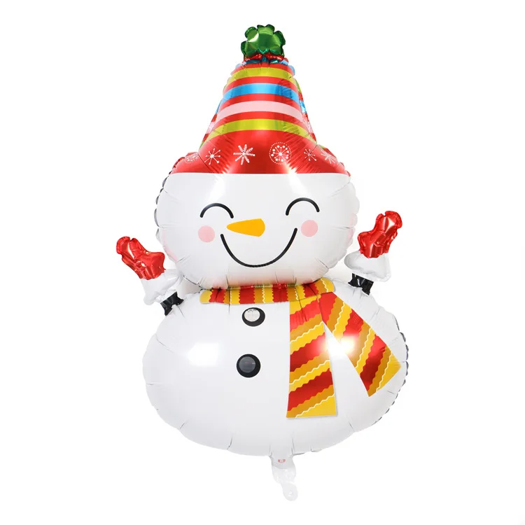 ZOTOONE большой улыбающийся Санта Клаус Снеговик фольгированный шар для рождественской вечеринки украшение дома Рождественский подарок игрушки для детей E