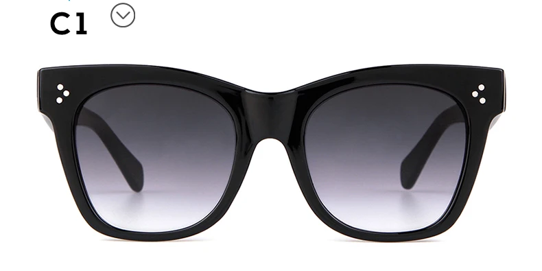 SORVINO Ретро леопардовые Квадратные Солнцезащитные очки кошачий глаз для женщин 90s Модные Rave Роскошные брендовые дизайнерские солнечные очки Cateye большие тени SP137 - Цвет линз: C1