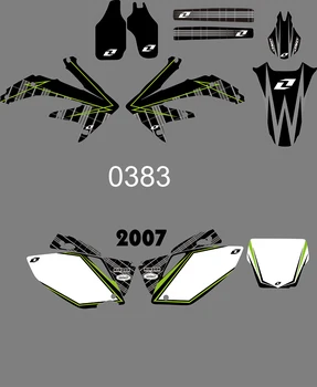 

3M motorcycle Graphics 5 STYLES TEAM GRAPHICS BACKGROUNDS DECALS STICKERS FOR HONDA CRF450R CRF450 2007