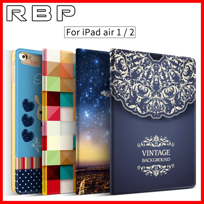 

RBP case for iPad air 2 cover for apple iPad air 1 2 case 9.7 inch All-inclusive ultra-thin for iPad 5 6 case air flip cover 9.7