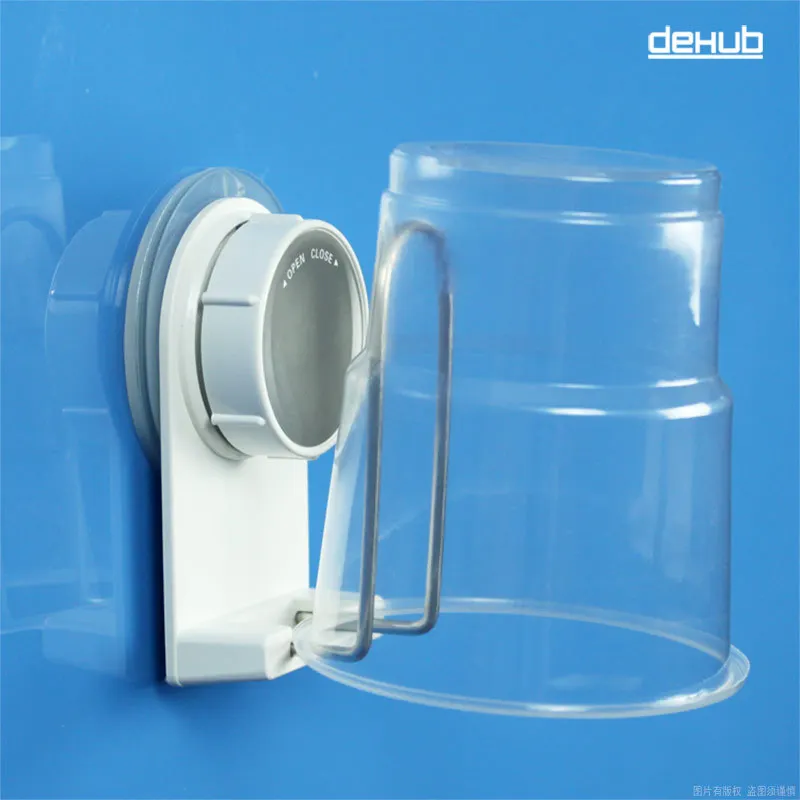 DeHUB Super Suction Upside Down Toothbrush Cup Holder No Dust Sucker