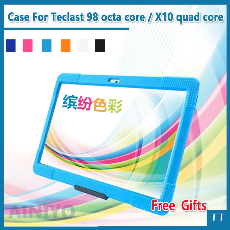 Мягкий силиконовый чехол для Teclast 98 octa core tablet pc безопасный Ударопрочный 10 1 дюймов
