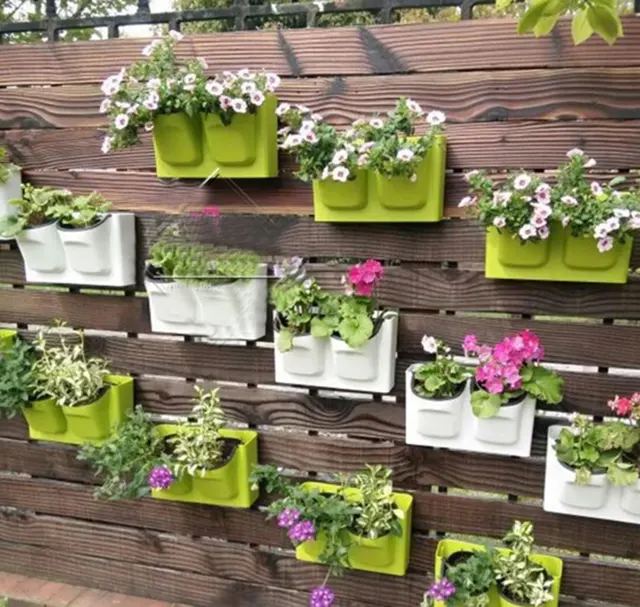 Aliexpress.com : buy 26.5x16cm plastic flower pot balcony wall ... Vintage Balcon décor