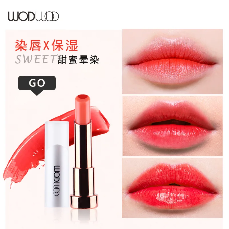 WODWOD матовая помада Long lasting Lip Stick 6 Цвет Водонепроницаемый двойной Gloss Косметика