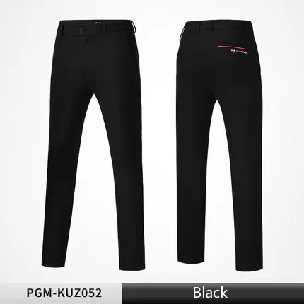 Новые зимние мужские утепленные брюки для гольфа PGM гольф длинных брюк Для мужчин Хай-упругие Спортивные штаны Размеры XXS-3XL - Цвет: one
