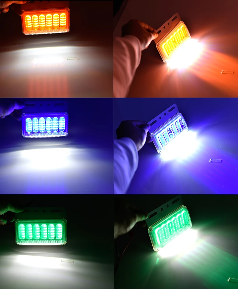 CNSUNNYLIGHT 24V LED Turn Signal Light Side Clearance Lamp Tail Reverse Truck Trailer Lorry Van Warning Fog Parking Lighting Bar (7)