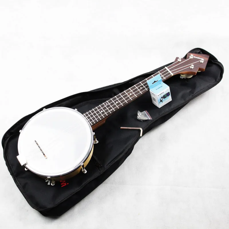 Banjolele BanjoUke SideKick Tenor Banjolele W/Gig Bag+ тюнер+ ремень BANJOUKE для укулеле, банджо семейный инструмент 26 дюймов