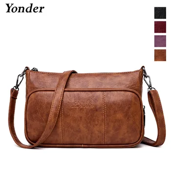 

Yonder handbags for women high quality shoulder bag women small crossbody messenger bag ladies fashion tote bag vintage sac wine