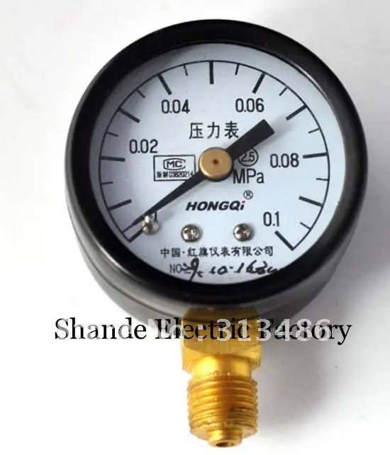 Dial diameter 40mm 0 0.1Mpa general pressure gaugein Pressure Gauges from Tools on Aliexpress
