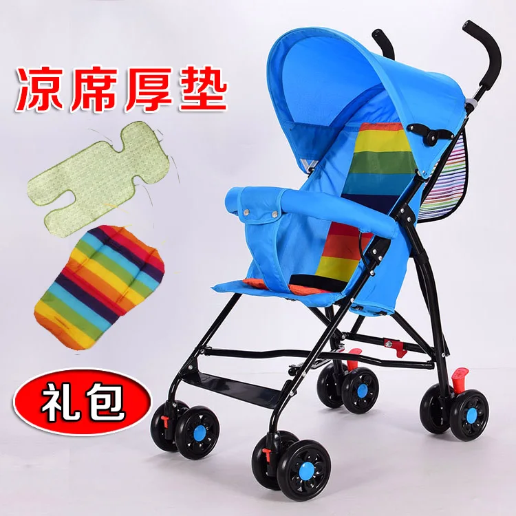 Светильник, летняя детская коляска, складная, переносная, простая, на колесиках, BB, детская коляска с зонтиком
