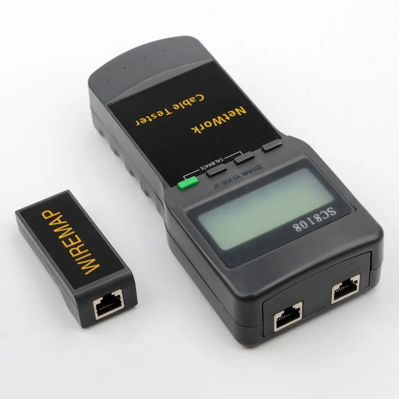 Портативный сетевой тестер RJ45 SC8108 с ЖК дисплеем|Сетевые инструменты| |