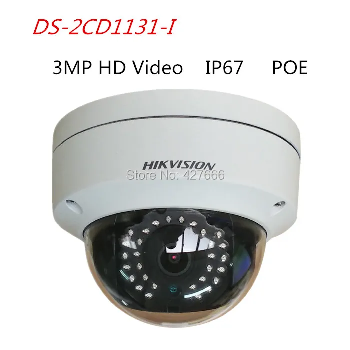 

Hikvision English Dome Network DS-2CD1131-I 3MP IP Camera Replace DS-2CD2135F-IS CCVT Camera Security system