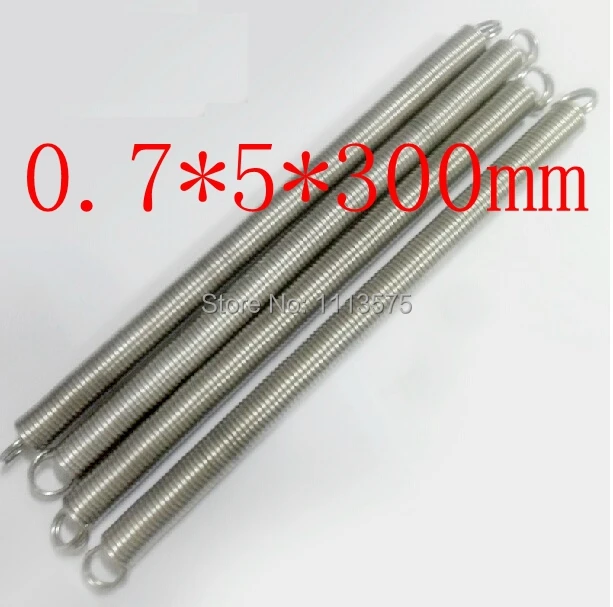 

0.7*5*300mm metal 304 321 316 stainless steel torsion extension tension spring springs hardware