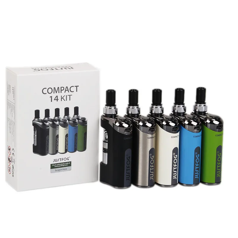 Набор вейпа JUSTFOG Compact 14 стартовый комплект с аккумулятором 1500 мА/ч баком