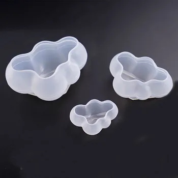

1pcs Crystal Silicone Mold Clouds Shape Drop Gel Epoxy 3D Craft Mould Candy Sugarcraft Art Decorating Tool Cake Jewelry Mold