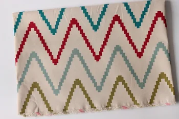 

free shipping Continental Beige Moire fringe cotton canvas cloth fabric sofa cover cushions handmade DIY