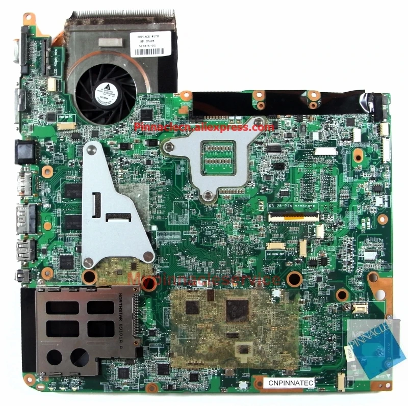518431-001 com Placa-mãe da Cpu para Chipset Pm45 em Vez de 571187-001 Pavilion 509451-001-001 hp Dv6 571188-001 509450-001 - Imagem 2