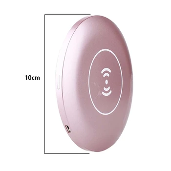 

Multifunctional Portable LED Circular Cosmetic Mirror with USB Wireless Charging Base Women Makeup Mirror Tools