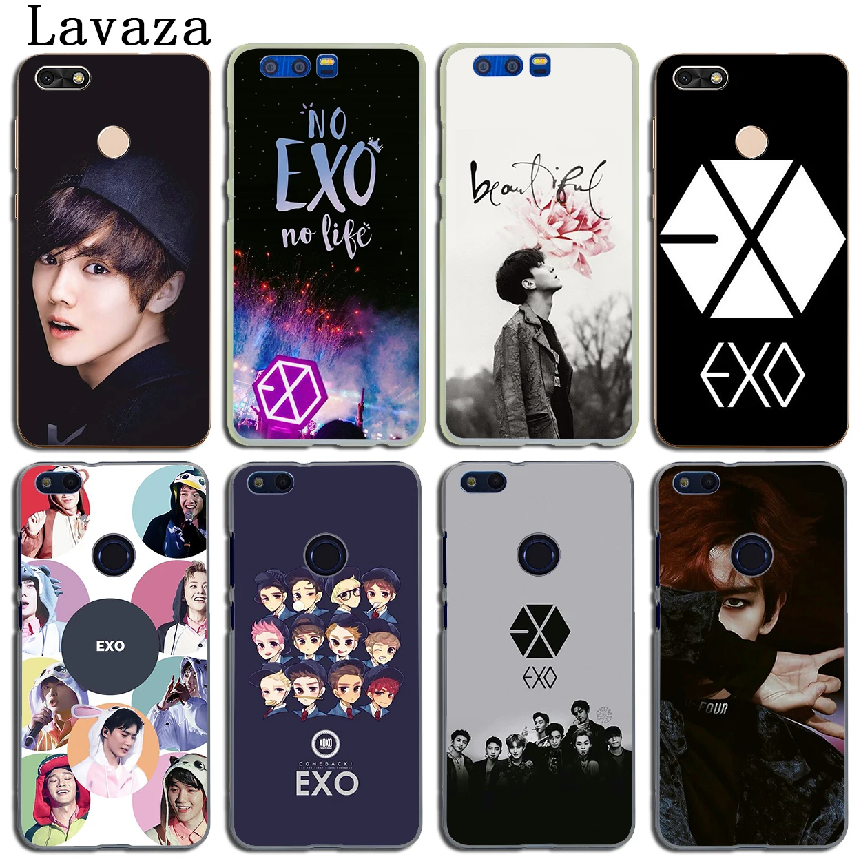 Чехол EXO band BAEKHYUN SEHUN для Huawei Y9 Y7 Y6 Prime 2019 2018 Nova 5i 4 3i 3 2i Honor 20 10 8X 8C 8 9X 9 Lite 7C 7X 7A