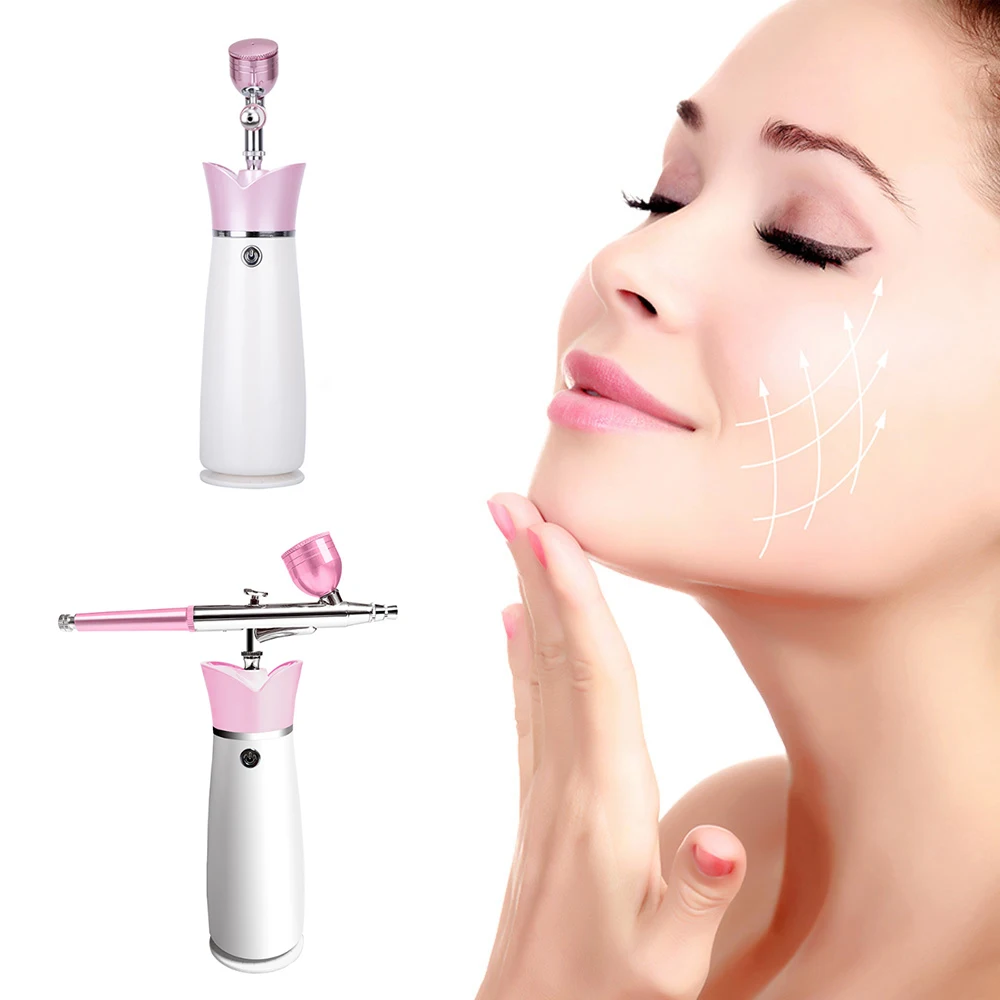 

Female Portable Spray Mist Face Care Skin Nano Spray Beauty Moisturizing Equipment Facial Cleansing Hydrating Humidifier