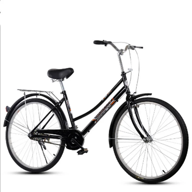 Utility Bicycle 26 Inch Adult Bicycle Outdoor Road Retro Bike