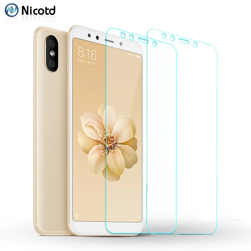 2 Pcs Protezione Dello Schermo Per Xiao Mi Mi A1 A2 Mi X Pellicola Trasparente In Vetro Temperato Per Xiao Mi Rosso Mi 4A 6 6A Dello Schermo Di Vetro 