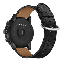Кожаные ремешки для xiaomi amazfit pace/Amazfit stratos 2 ремешок для замены ремня Qucik установка banda COMLYO металлическая пряжка