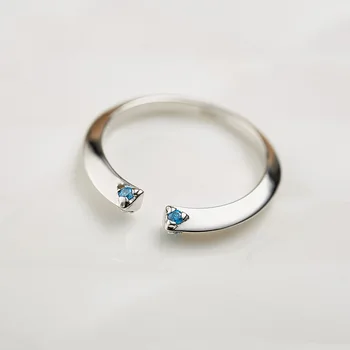 

LKO New arrive Lovers ring Iceberg ring for women jewelry Adjustable ring size 6 7 8 9 10