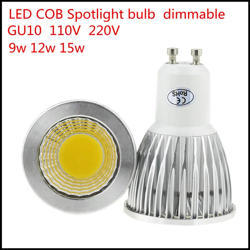 Buy 1X New High Lumen GU10 9W 12W 15W LED COB