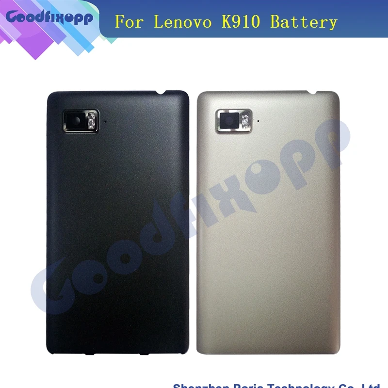LEN017 For Lenovo K910 K910E Vibe Z Original Battery Back Cover Housing Door Case Replacement Parts With Camera Lens(1)
