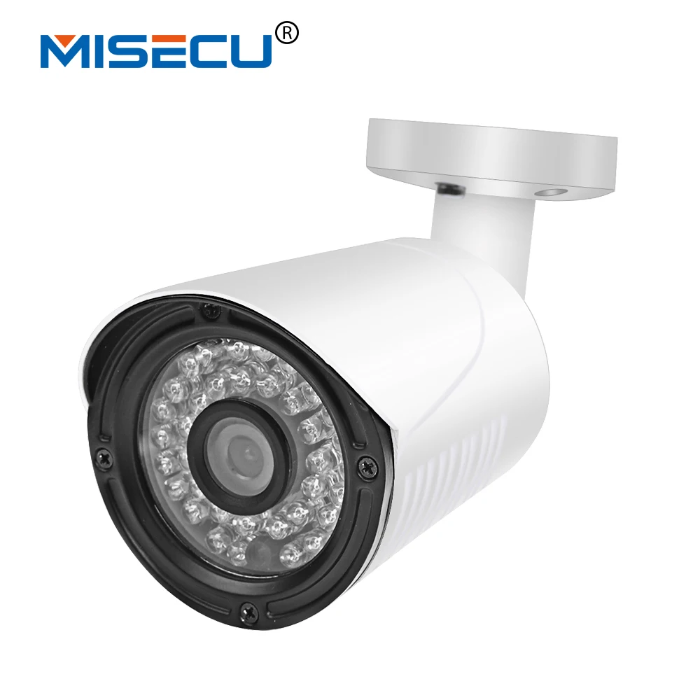 MISECU Newest H.265 Full HD IP Camera 2.0MP Hi3516D AR0237 36pc IR LED 1920*1080P Camera ONVIF Waterproof P2P Night PC&Mobile