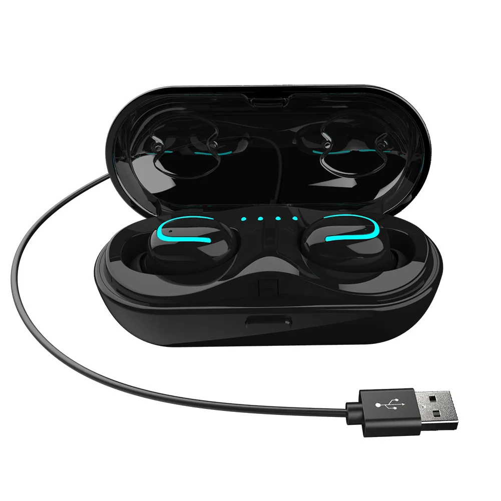 Q13S Wireless TWS Bluetooth 5.0 Stereo Earphones with Charging Case for iPhone Wireless TWS Bluetooth 5.0