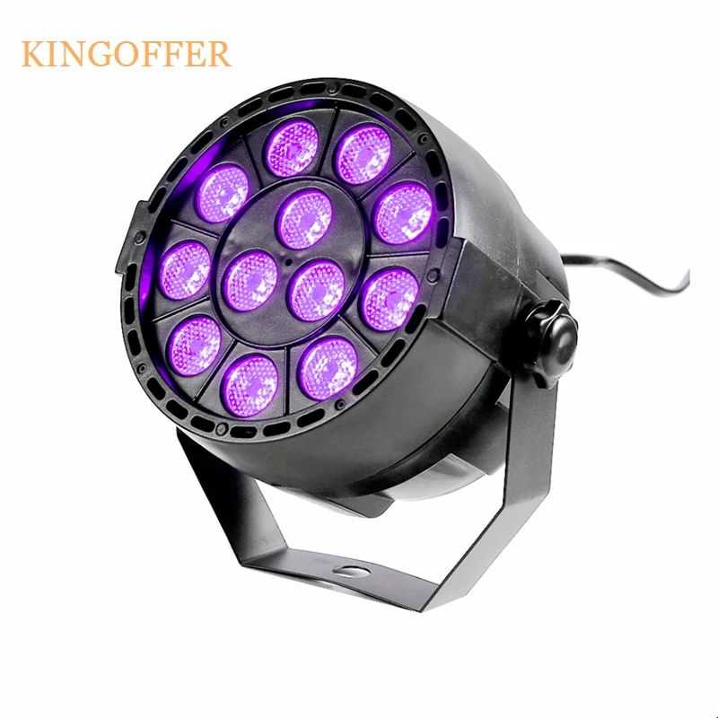 

Good New 36W 12 LEDs Sound Active UV Led Stage Par Light Ultraviolet Led Spotlight Lamp for Disco DJ Projector Machine Party