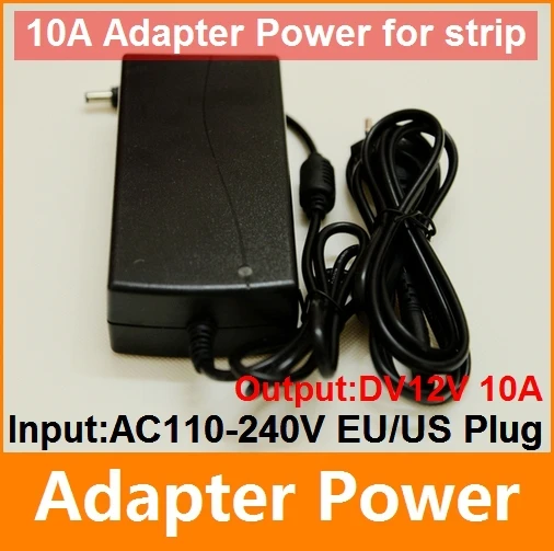 

Free shipping DC 12V 3A 5A 10A Led Power Adapter for 5050/3528 SMD LED Light or LCD Monitor US/EU/UK for choice