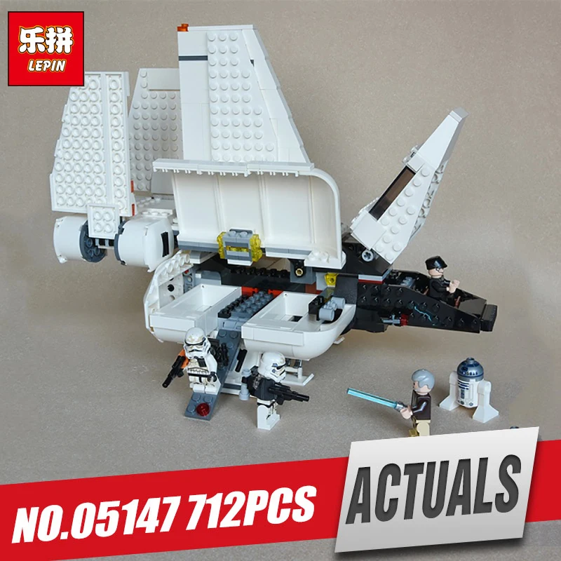 

Lepin 05147 Star series Wars Toy The Legoing 75221 Imperial Landing Craft Set Building Blocks Bricks as Christmas Birthday Gifts