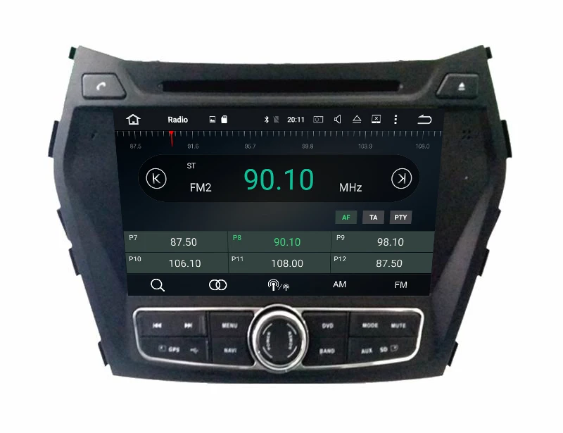 Sale Octa(8) Core Android 8.0 Car Dvd Player gps FOR HYUNDAI IX45 Navi audio multimedia auto stereo RAM 4G ROM 32G 11