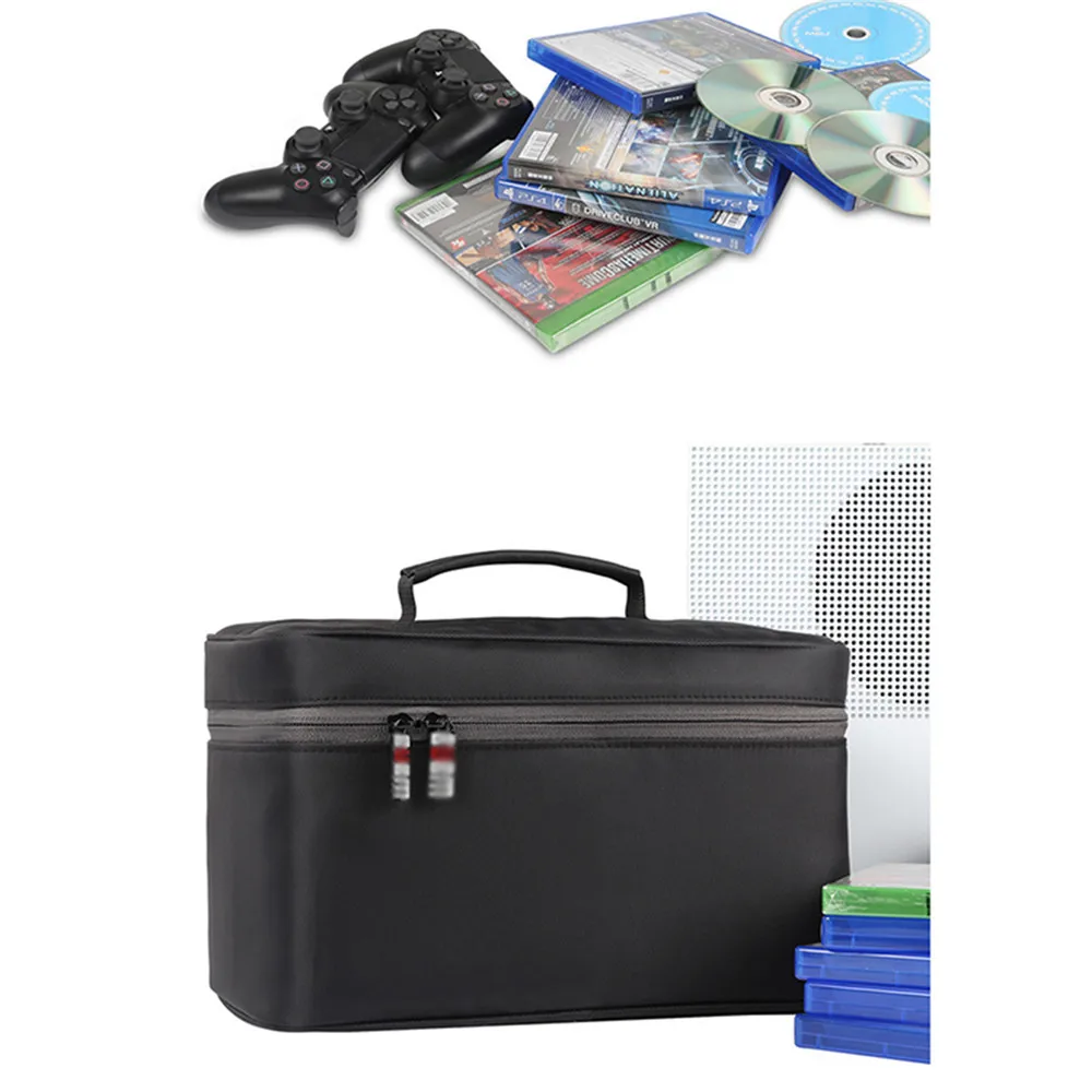 Large Capacity CD Discs Storage Bag for Xbox One PS4 /PS4 PRO Game Disc Carrying Case Travel Portable Storage Cover Case Box