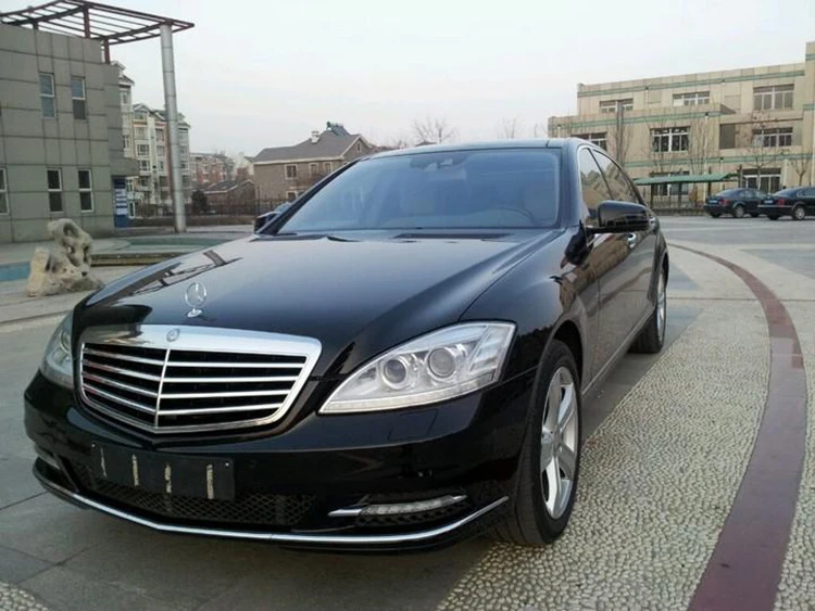 12В дневные ходовые огни набор для Mercedes-Benz W221 S Class S300 S500 S350 S600 S400 светодиодный Габаритные огни дневного света Противотуманные лампы 2009-2012