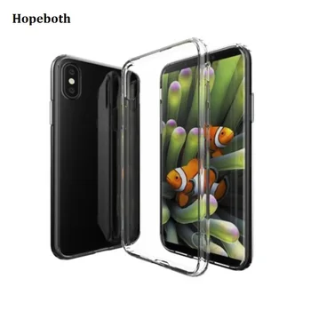 

Hopeboth 200pcs/lot High Quality Ultra Thin Soft TPU For Iphone 8 Crystal Transparent Case For iPhone 8