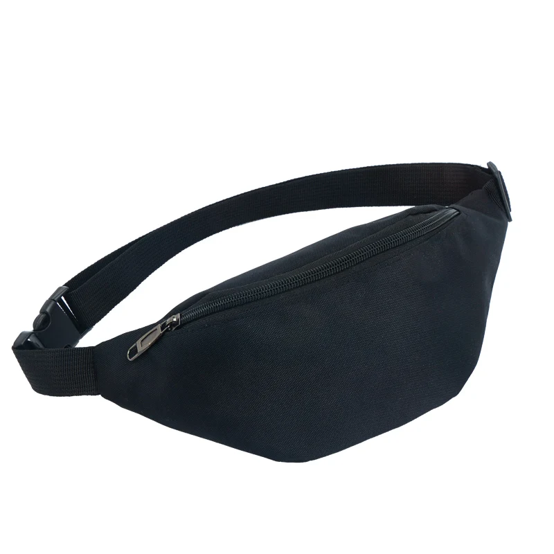 AIREEBAY поясные сумки для женщин и мужчин, поясная сумка, сумка для телефона, сумки для путешествий, поясная сумка, высокое качество, маленькая сумка на пояс, нейлоновый чехол - Цвет: Черный