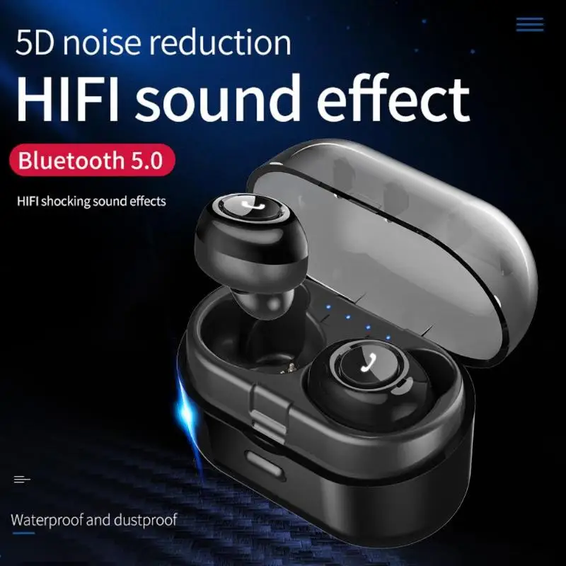 

CP7 TWS Wireless Bluetooth 5.0 Headset HiFi Earbuds Stereo Sport Earphones rechargeable box battery capacity about 100 hours