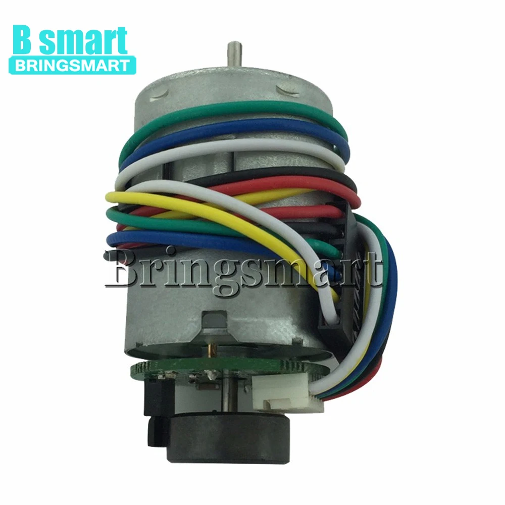 

Bringsmart 6V 24V High Speed Encoder Motor RF371 12V DC Encoding Permanent Magnet Motor 4300RPM Adjusted Speed Motor
