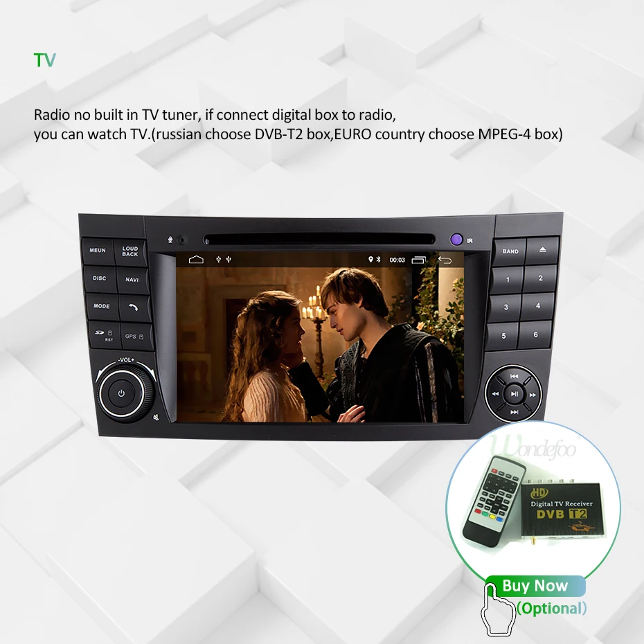 Best Android 9.0 DSP IPS 64G Car Radio GPS For Mercedes Benz E-class W211 E200 E220 E300 E350 E240 E270 E280 CLS CLASS W219 2 DIN DVD 31