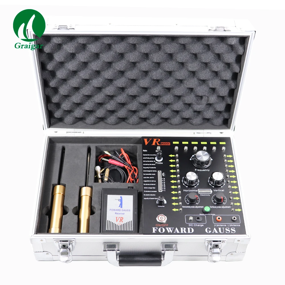 

The Newest VR Metal Detector VR-12000 Ultrasonic Long Range Gold and Gem Metal Detector Door to Door