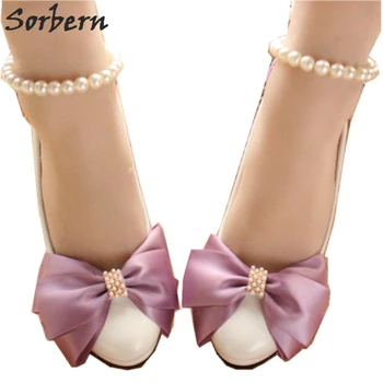 purple bridal shoes