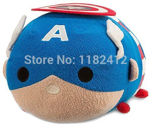 

Tsum Tsum Medium Avengers Captain America Plush Pillow 30cm/12'' Cute Cartoon Cushions Kids Toys for Children Boys Gifts