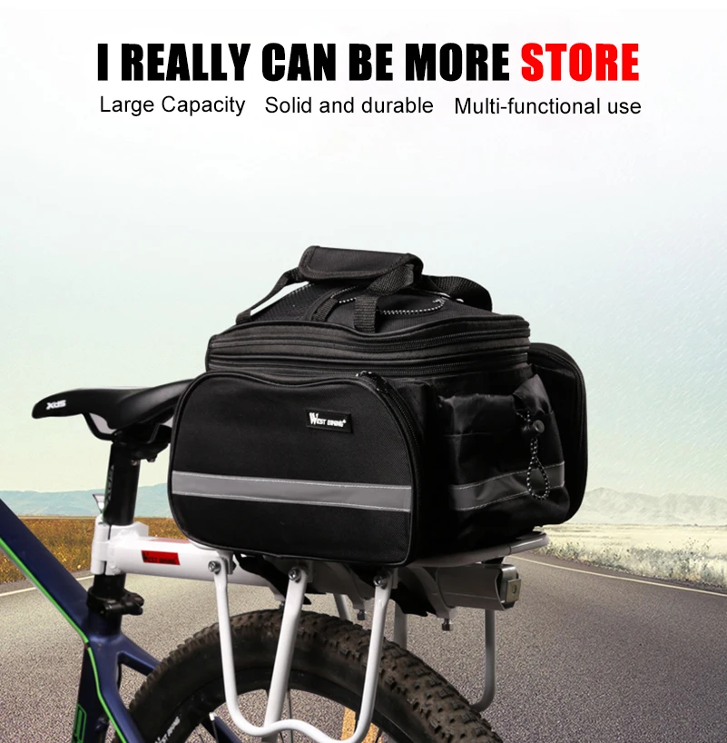 Clearance WEST BIKING Black Cycling Saddle Bag Waterproof Durable Multifunction MTB Road Bike TailBag Volume 10-25L Bicycle Rear Bag 0 Clearance WEST BIKING Black Cycling Saddle Bag Waterproof Durable Multifunction MTB Road Bike TailBag Volume 10-25L Bicycle Rear Bag 0