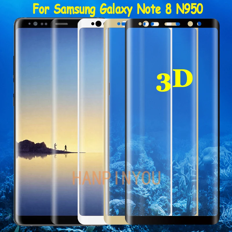 Для Samsung Galaxy Note 8 Note8 N950 6 3 &quot9 H ультра тонкий 3D изогнутый полный Чехол передняя